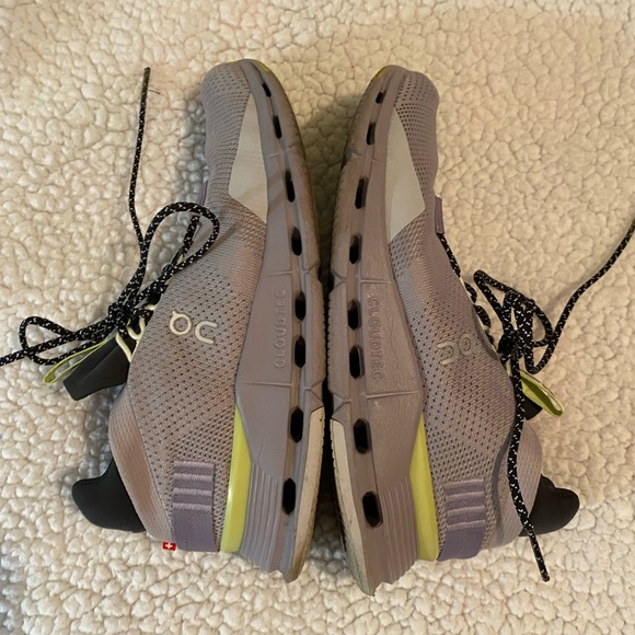 On Cloudnova Pear Zest Lifestyle Running Shoes size 8 Women’s No insoles - Picture 5 of 11